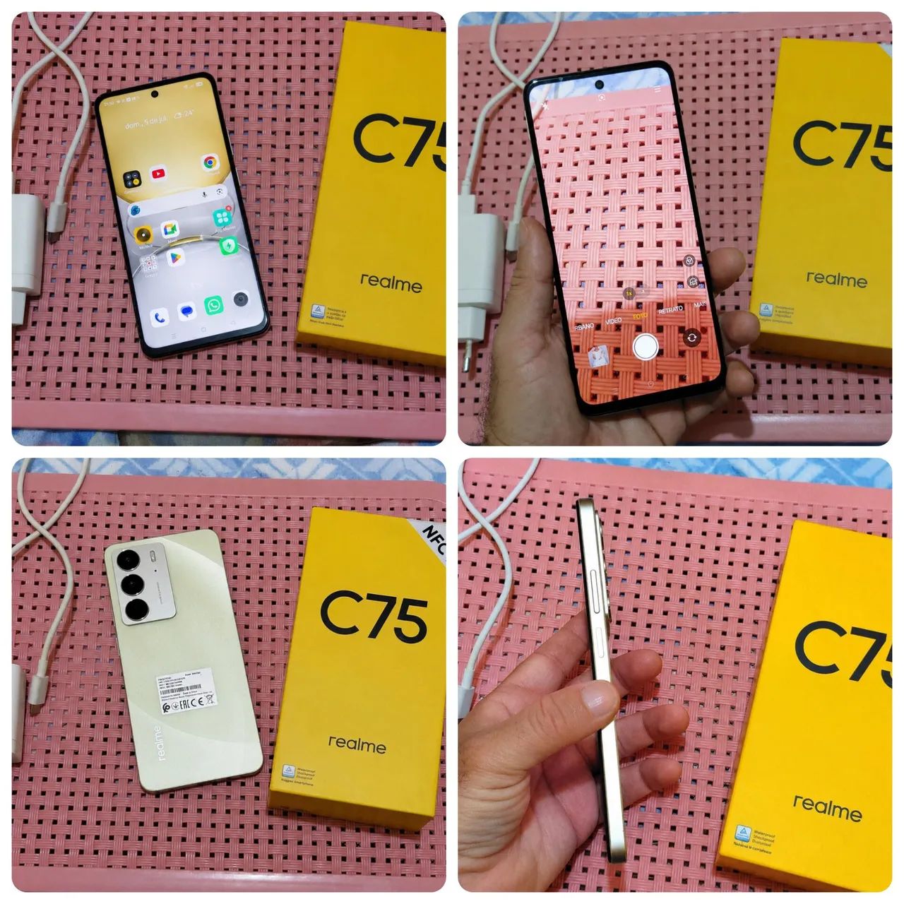 256GB REALME C75 COM NFC RESISTÊNCIA ÁGUA 
