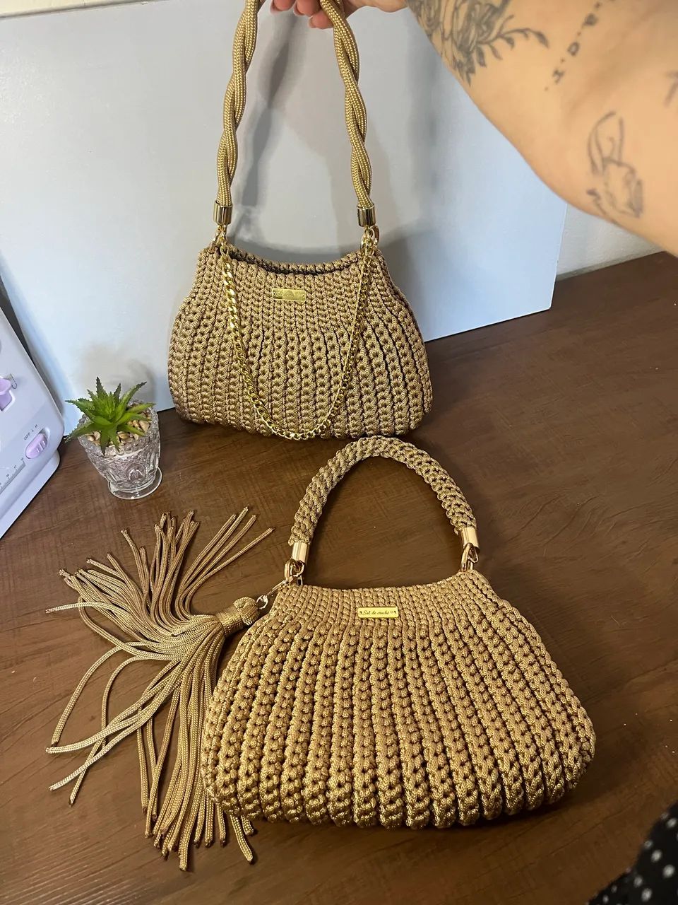 Bolsa em crochê Jolie - Foto 3