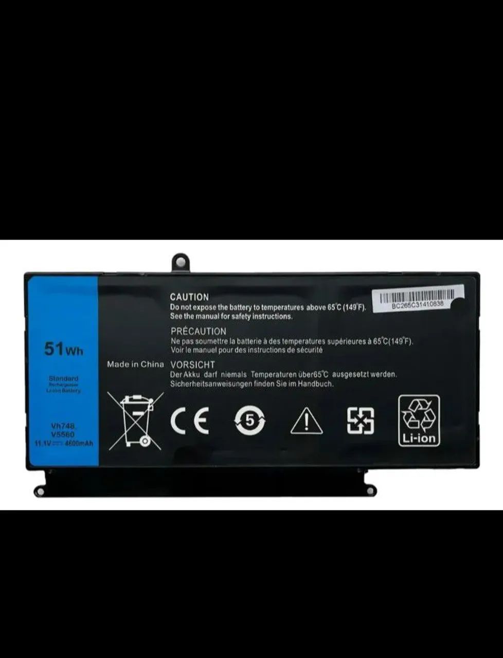 Bateria Para Notebook Dell Vostro 14-5480 P41g Vh748 11.1v - Foto 3