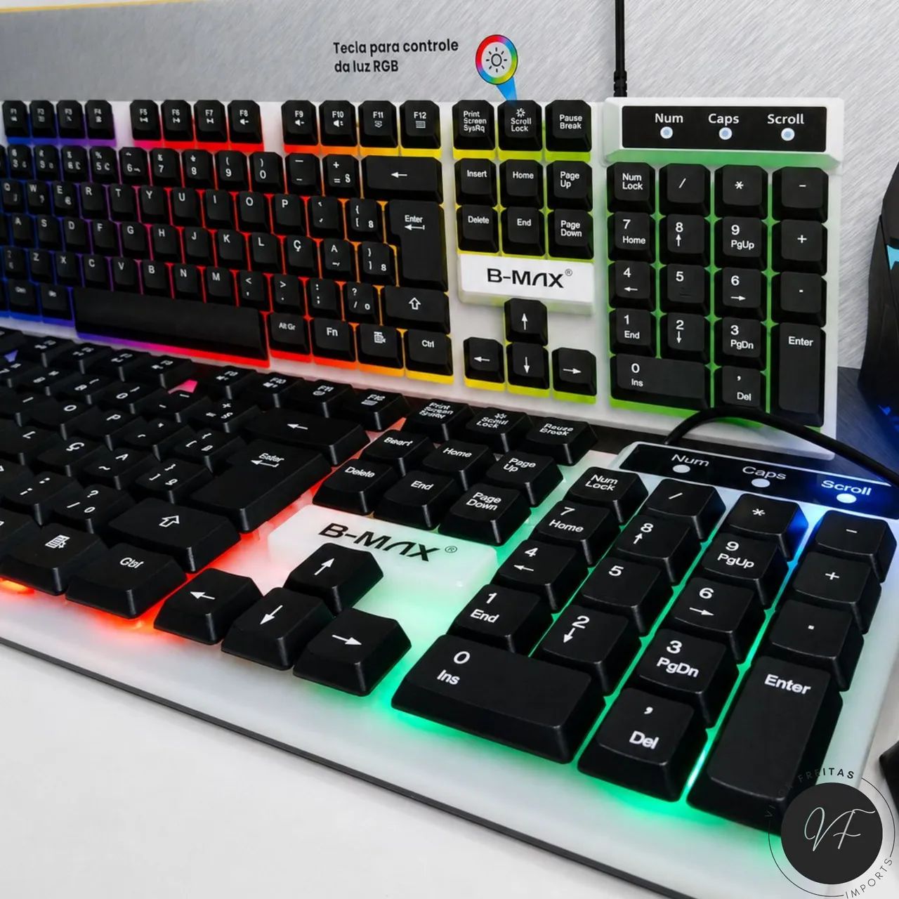 Kit Teclado e Mouse Gamer | Entrega Grátis em VCA 