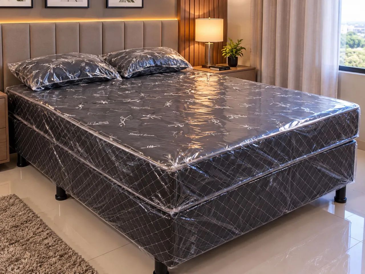 Cama casal box nova direto de fabrica  - Foto 3