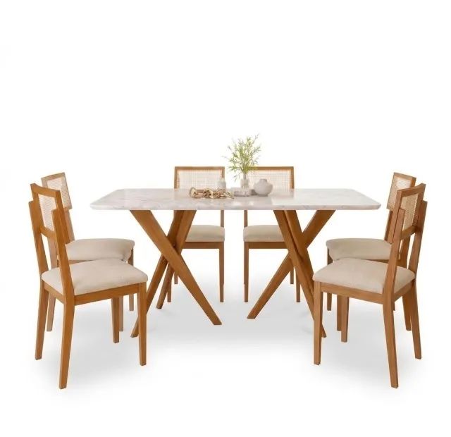 Conjunto de Jantar Terracota 6 Lugares - Foto 2