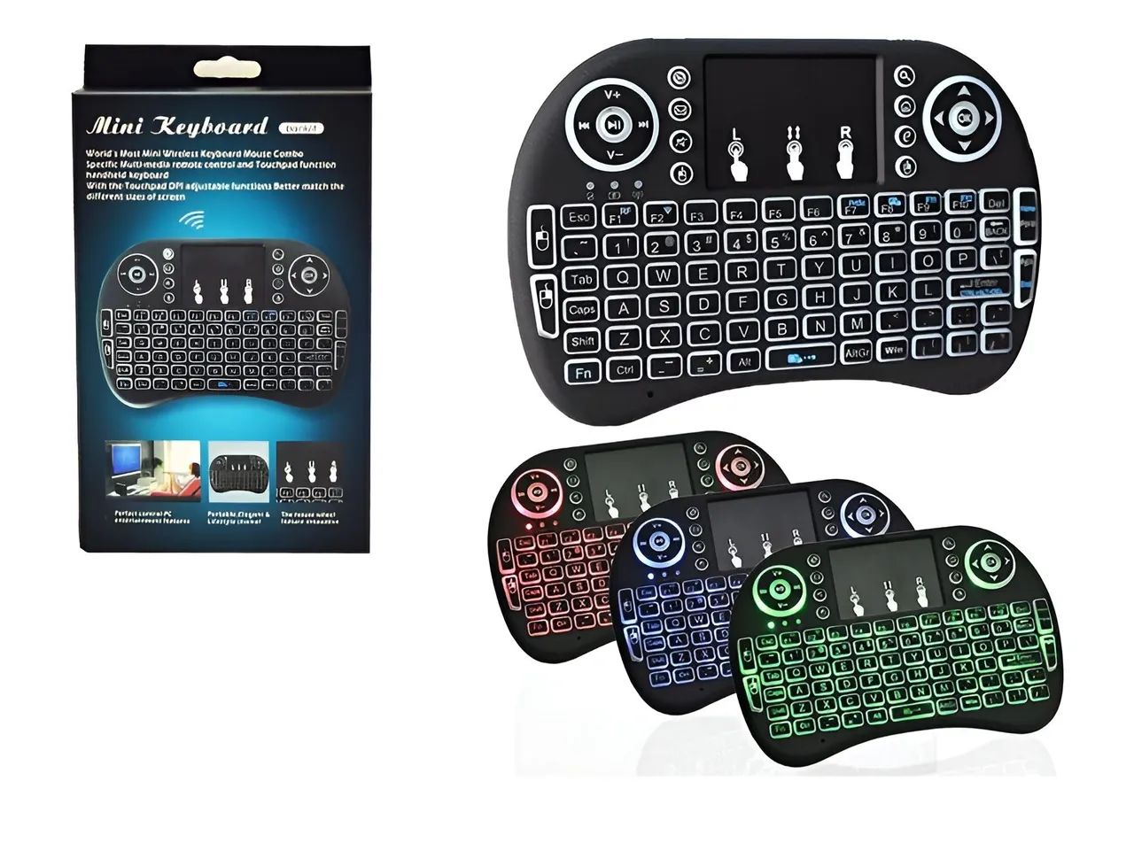 Mini Teclado Sem Fio com Touchpad - Foto 3