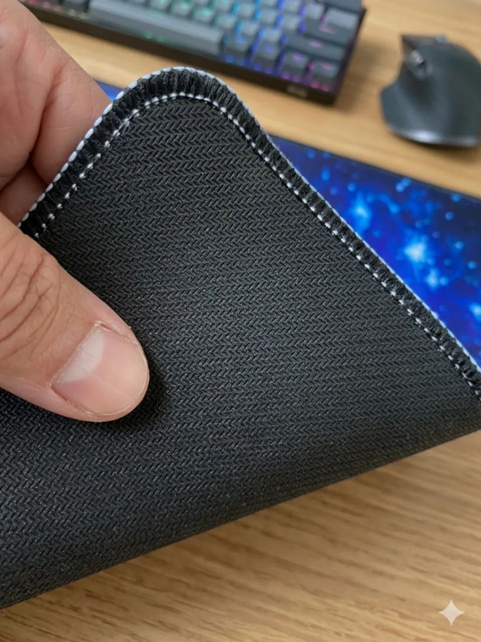 Mouse Pad Estampado - Galáxia Estrelada - Foto 4