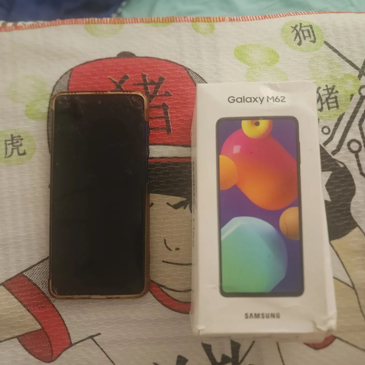 Samsung M62 com defeito na carga