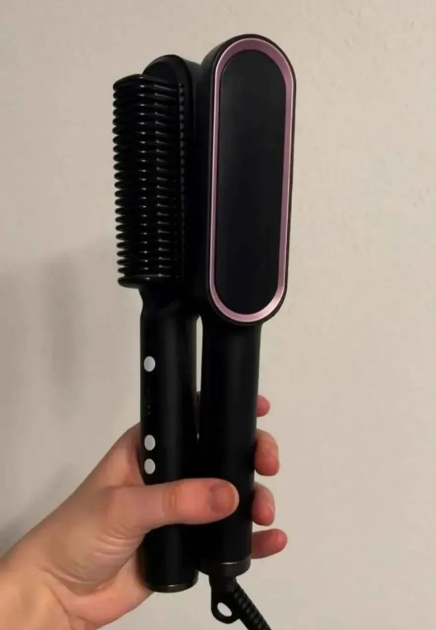 Escova Alisadora 3 em 1- NOVA 