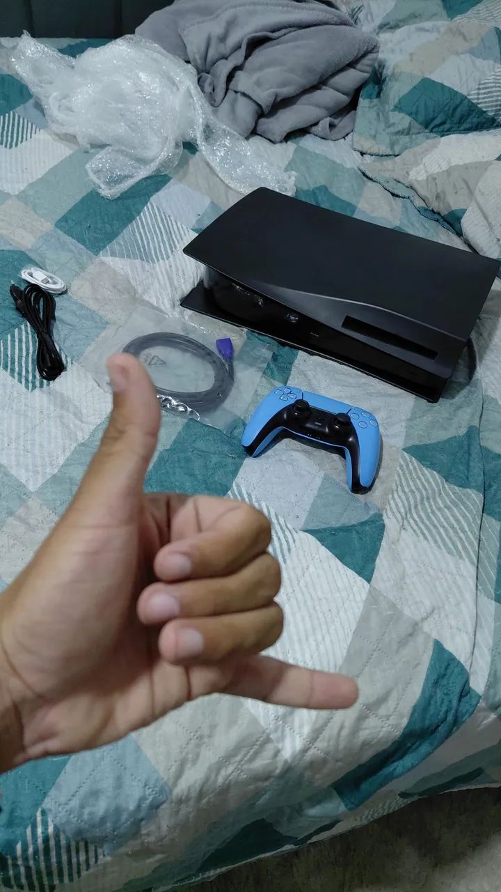 Playstation 5 black Edition  com leitor - Foto 4