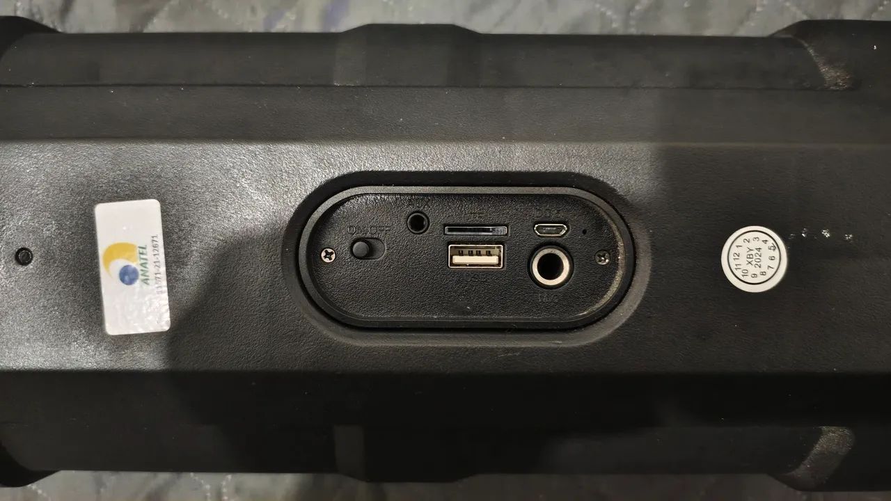 Caixa Som Bluetooth  LED RGB com microfone  - Foto 4
