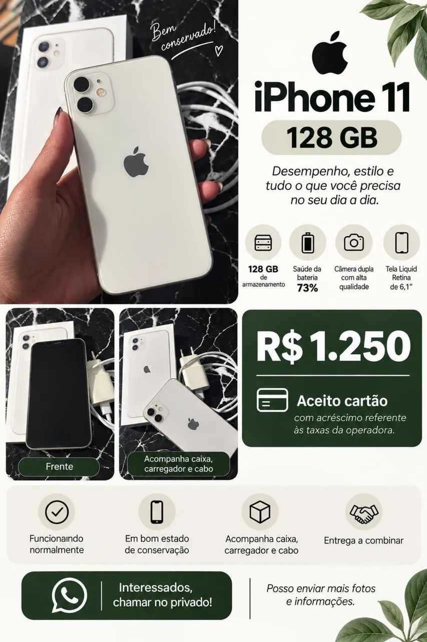 iPhone 11 conservado - Celulares e Smartphones - Coroado, Manaus