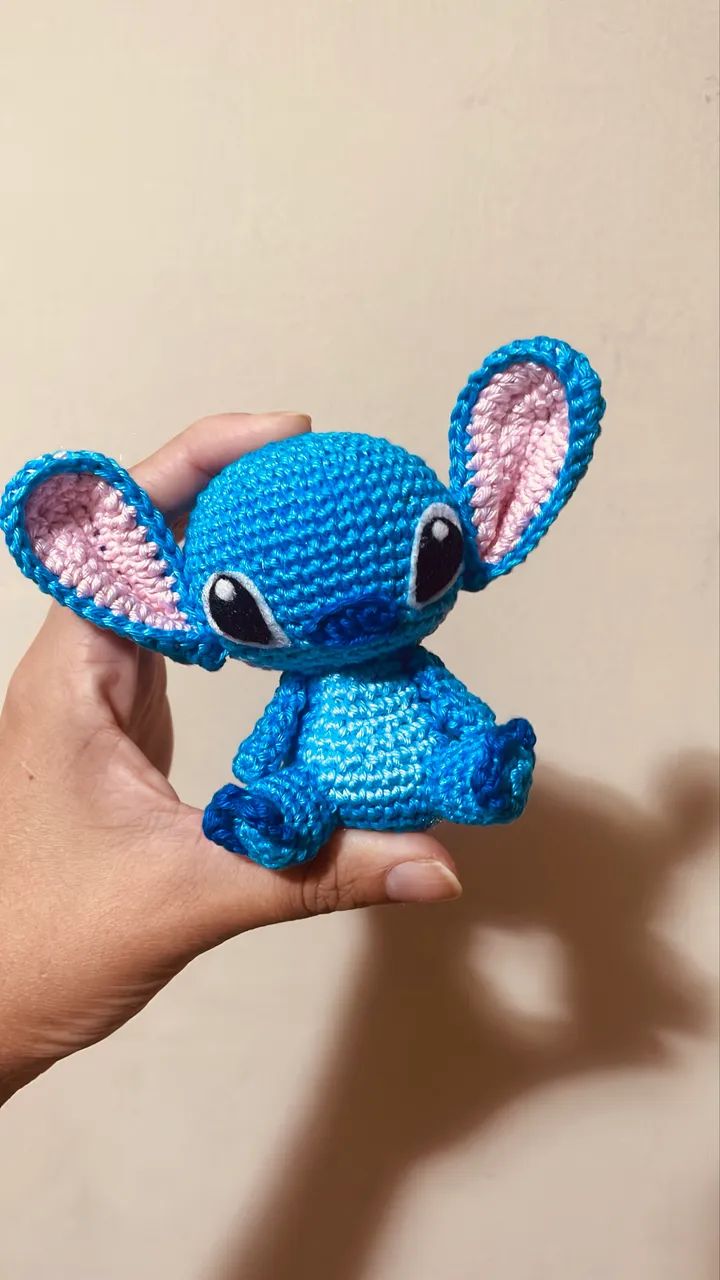 Boneco Stich feito a mão colecionável  - Foto 2