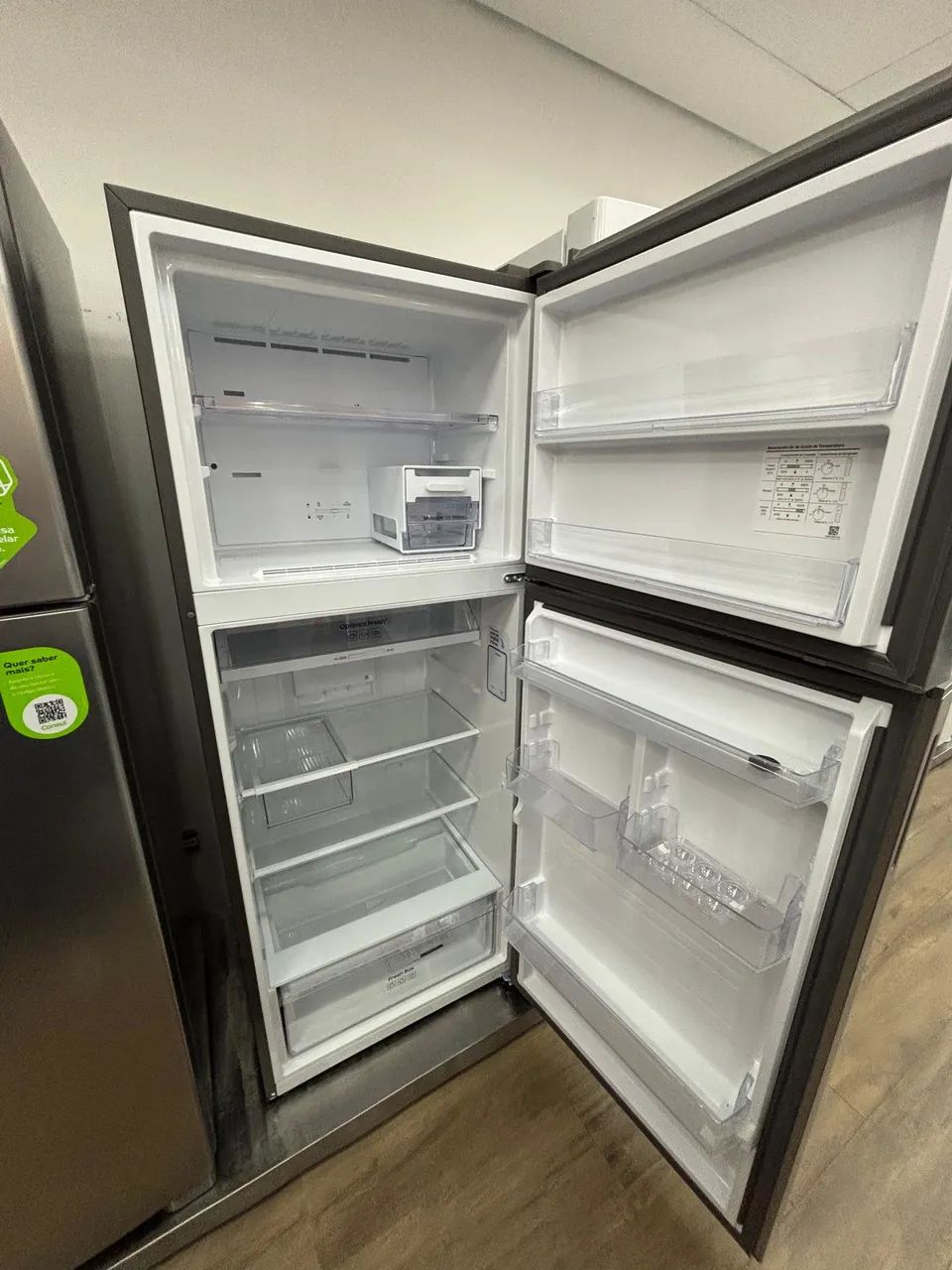Geladeira Duplex Evolution Smart Things Samsung Rt42 441L Bivolt Blacx inox  - Foto 2