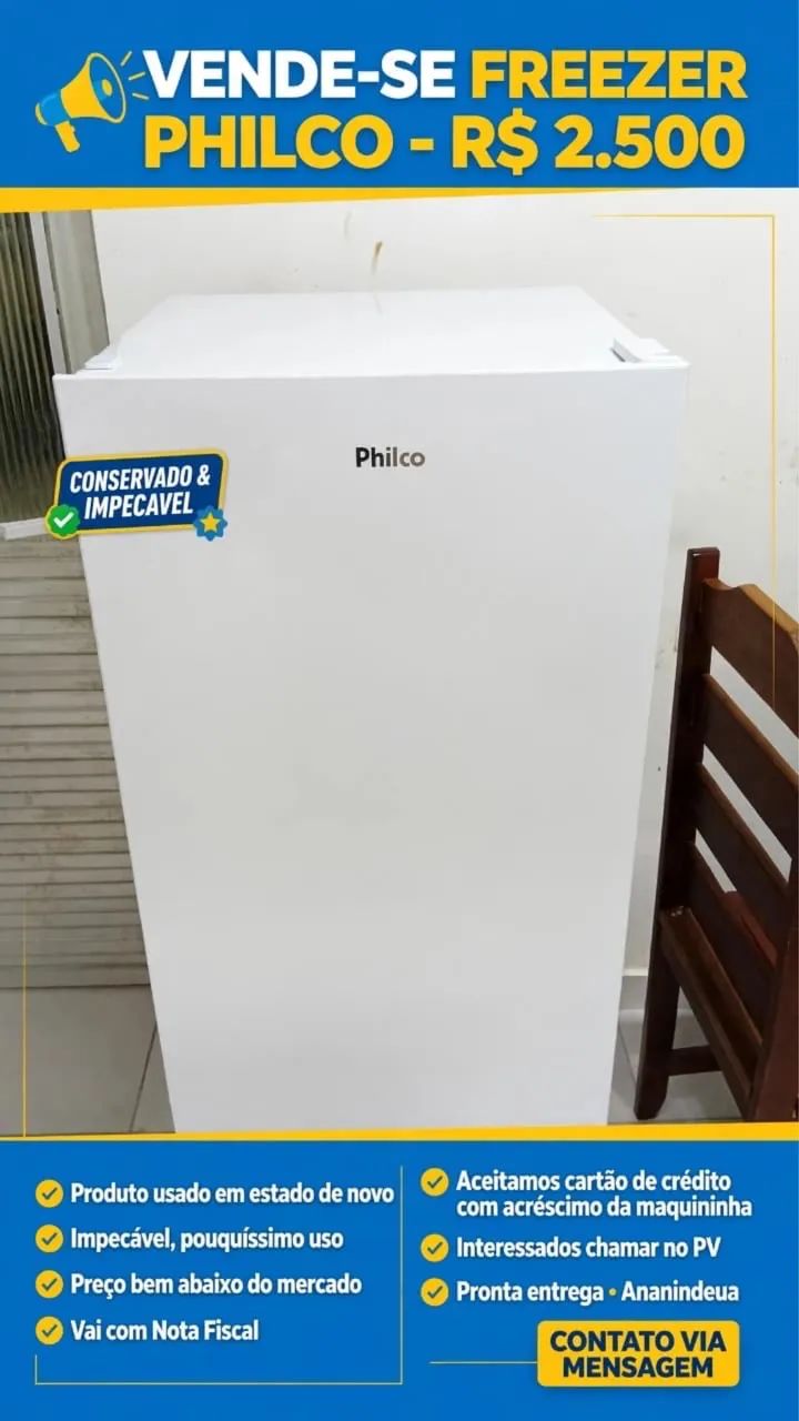 Freezer Philco 
