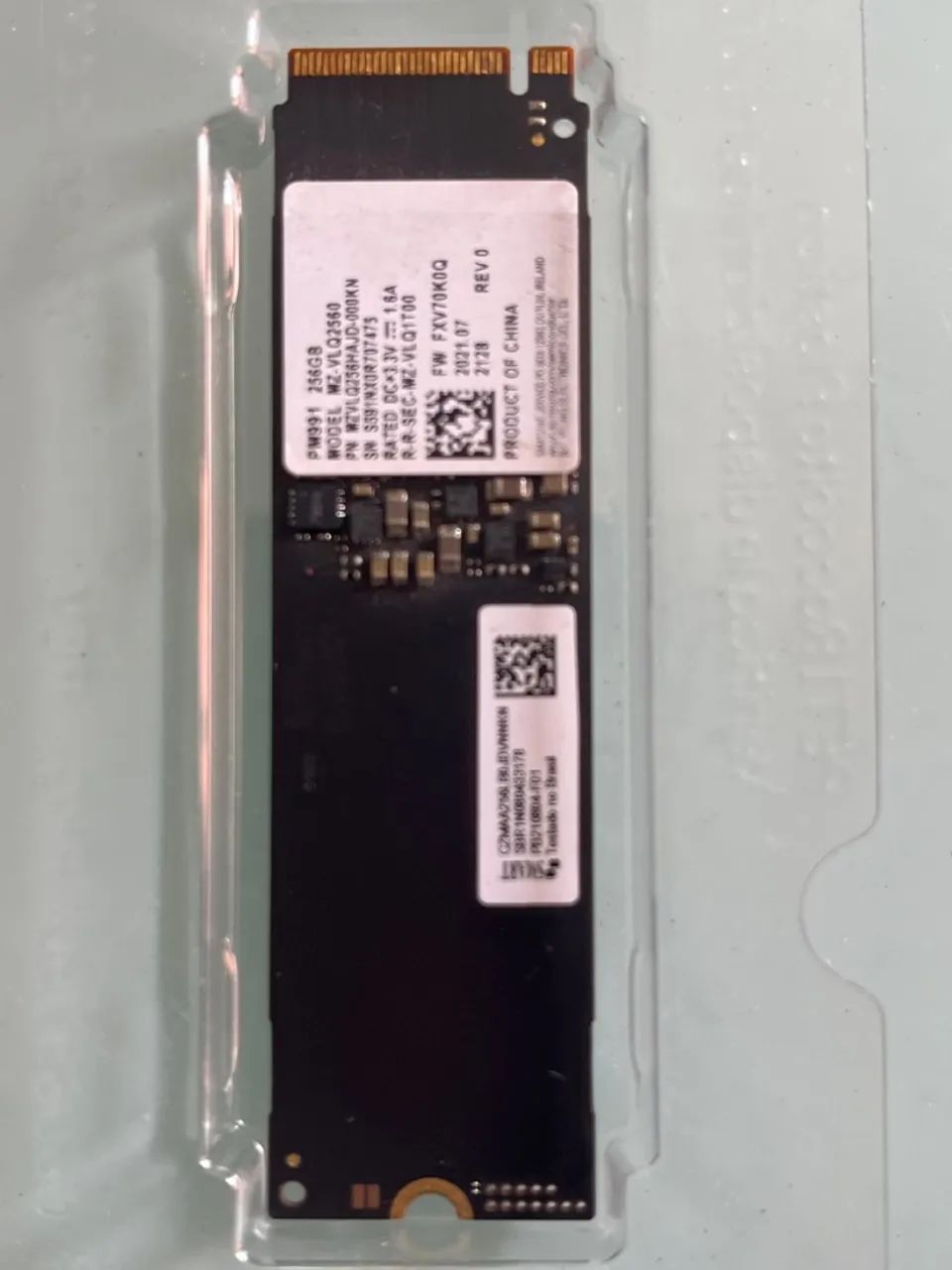 Ssd Nvme m2 256gb