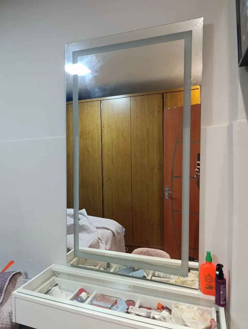 Espelho com led 120 x 70