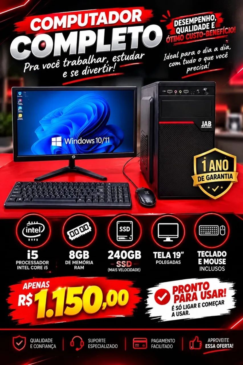 Core i5 home completo 