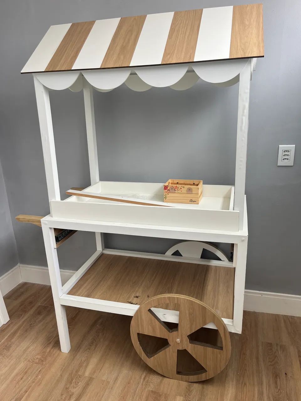 Carrinho gourmet 100% MDF  - Foto 2