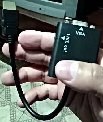 Adaptador VGA e HDMI