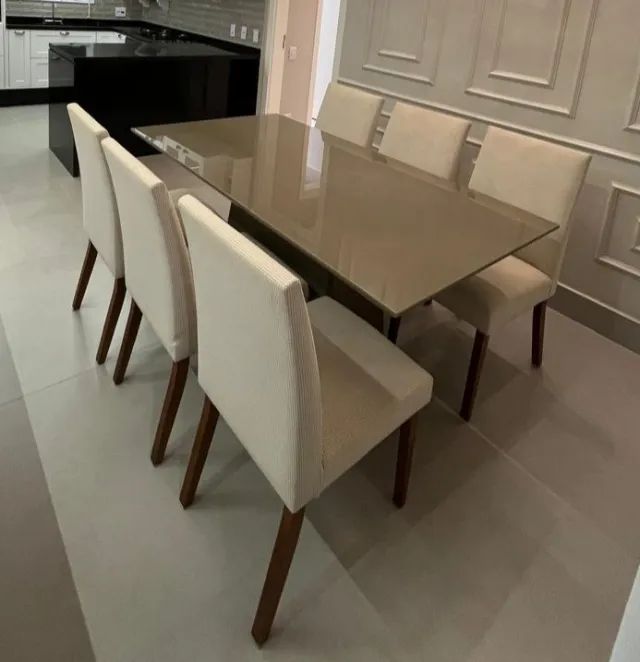 Mesa de Jantar Retangular 6 Lugares - Foto 4