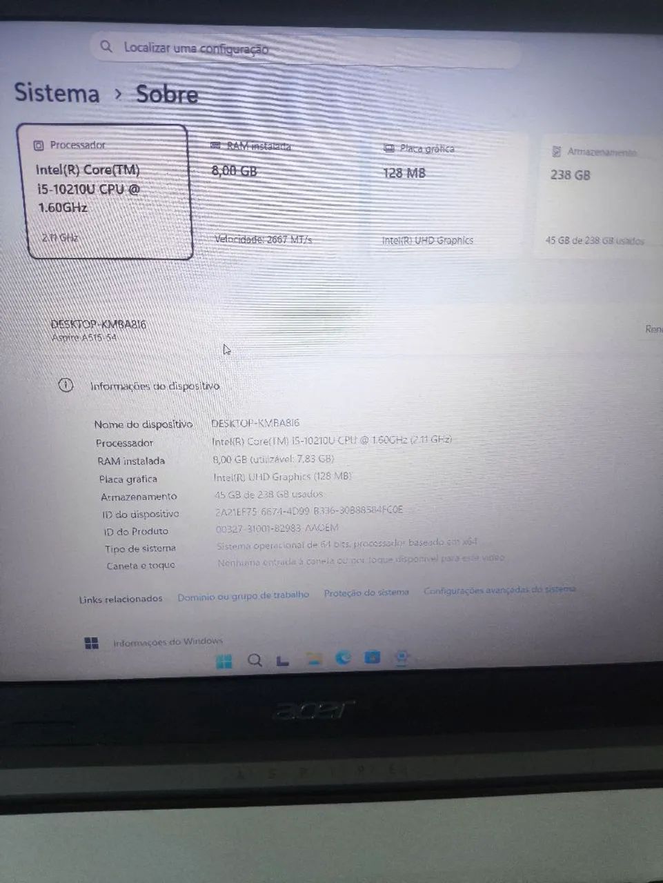 Note Acer core i5 Top em 12x  - Foto 3