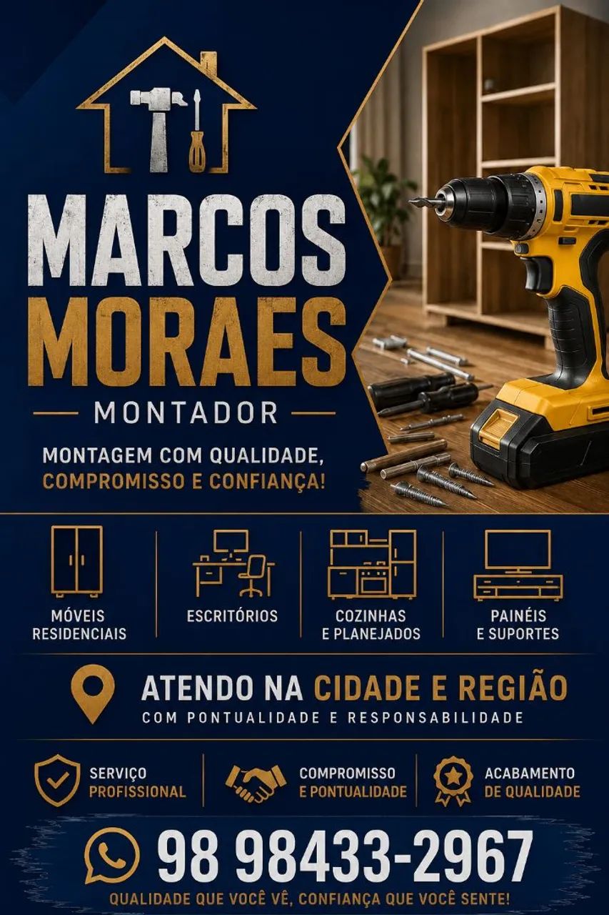 Montador de móveis etc...