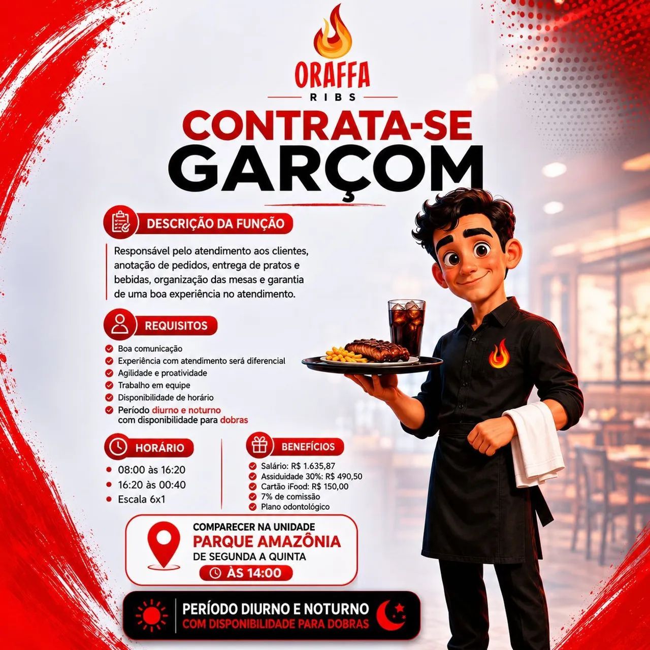 Restaurante contrata - Foto 4
