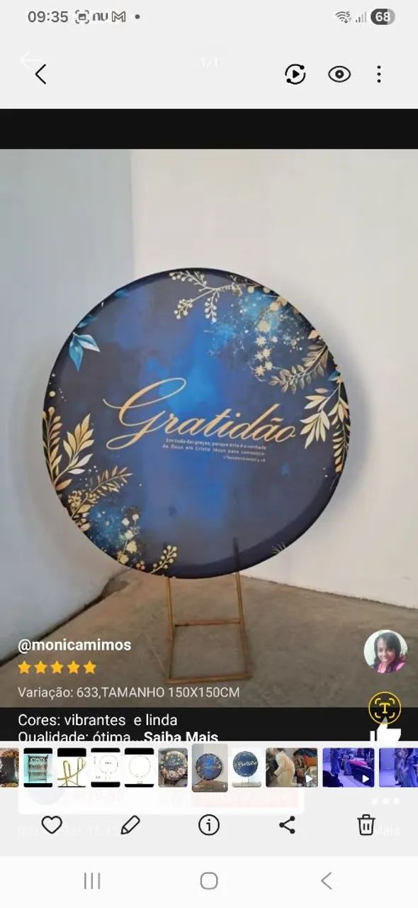 Itens de decoração de festa - Foto 3