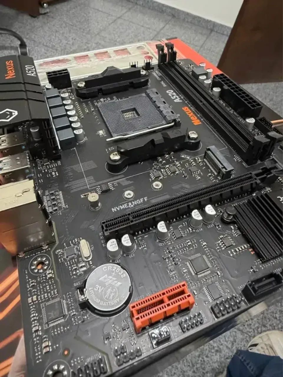 Placa mãe a520m Nova com nf e garantia - Foto 5