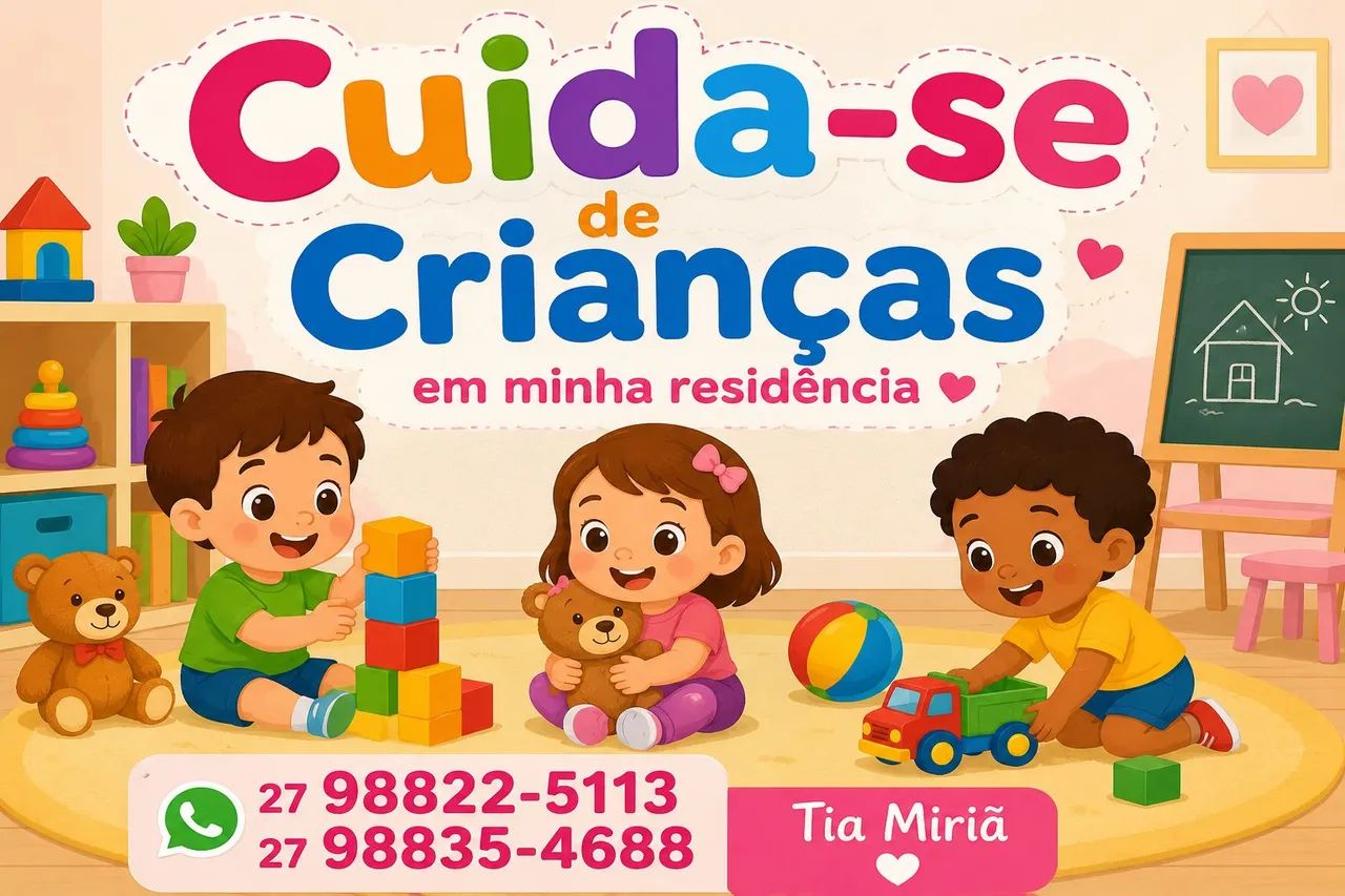 CUIDA-SE DE CRIANÇA EM MINHA RESIDÊNCIA