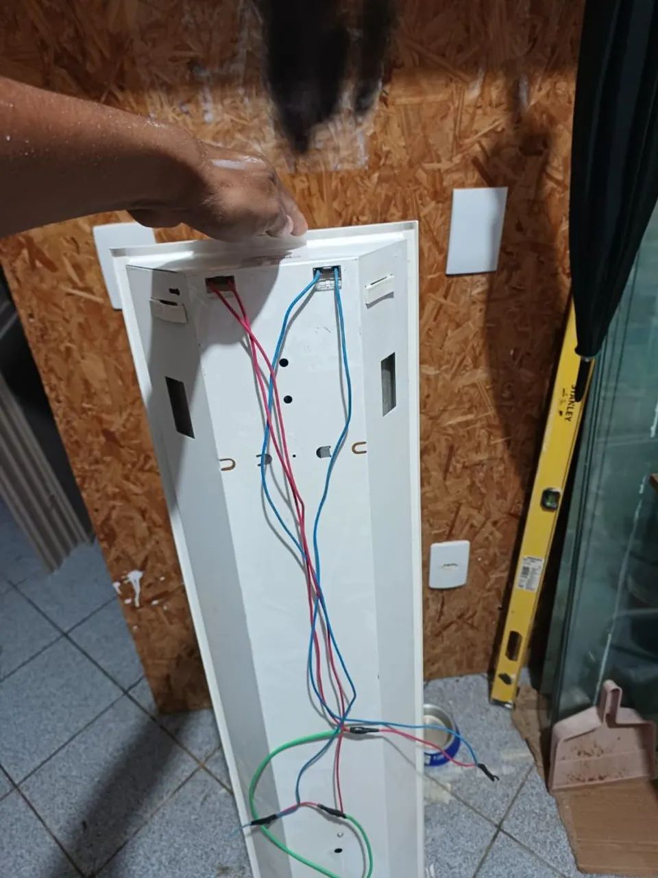 Luminaria teto calha de embutir 1,20mt - Foto 2