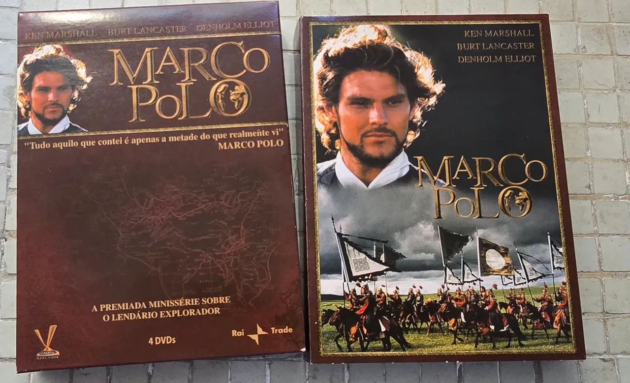 DVDs coleção completa de Marcos Polo estado de conservação ótimo