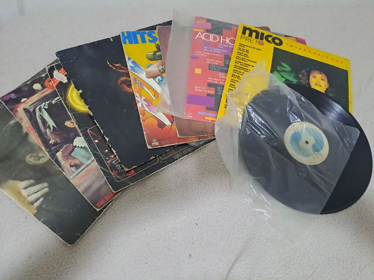  LOTE VINIL ANOS 70/80/90 - POP, TRILHAS E DANCE - 9 DISCOS