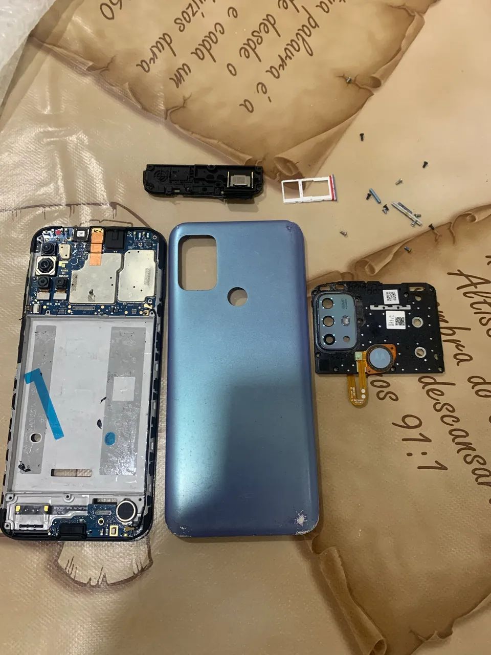 Placa e carcaça do moto G20. - Foto 3