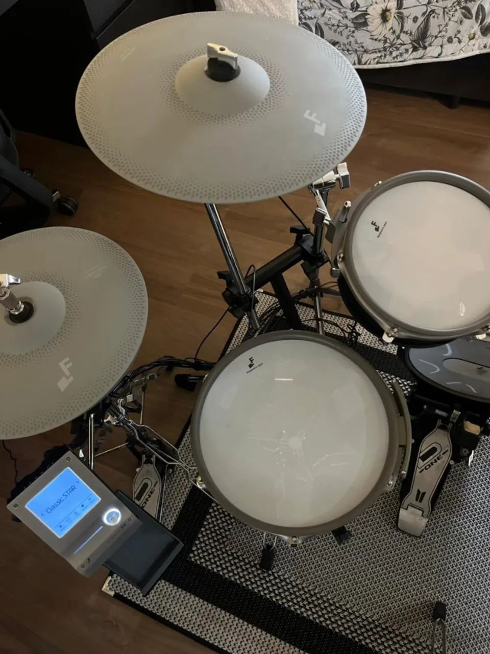 ? Bateria Eletrônica EFNOTE 3X COMPLETA Made in Japan ? - Foto 5