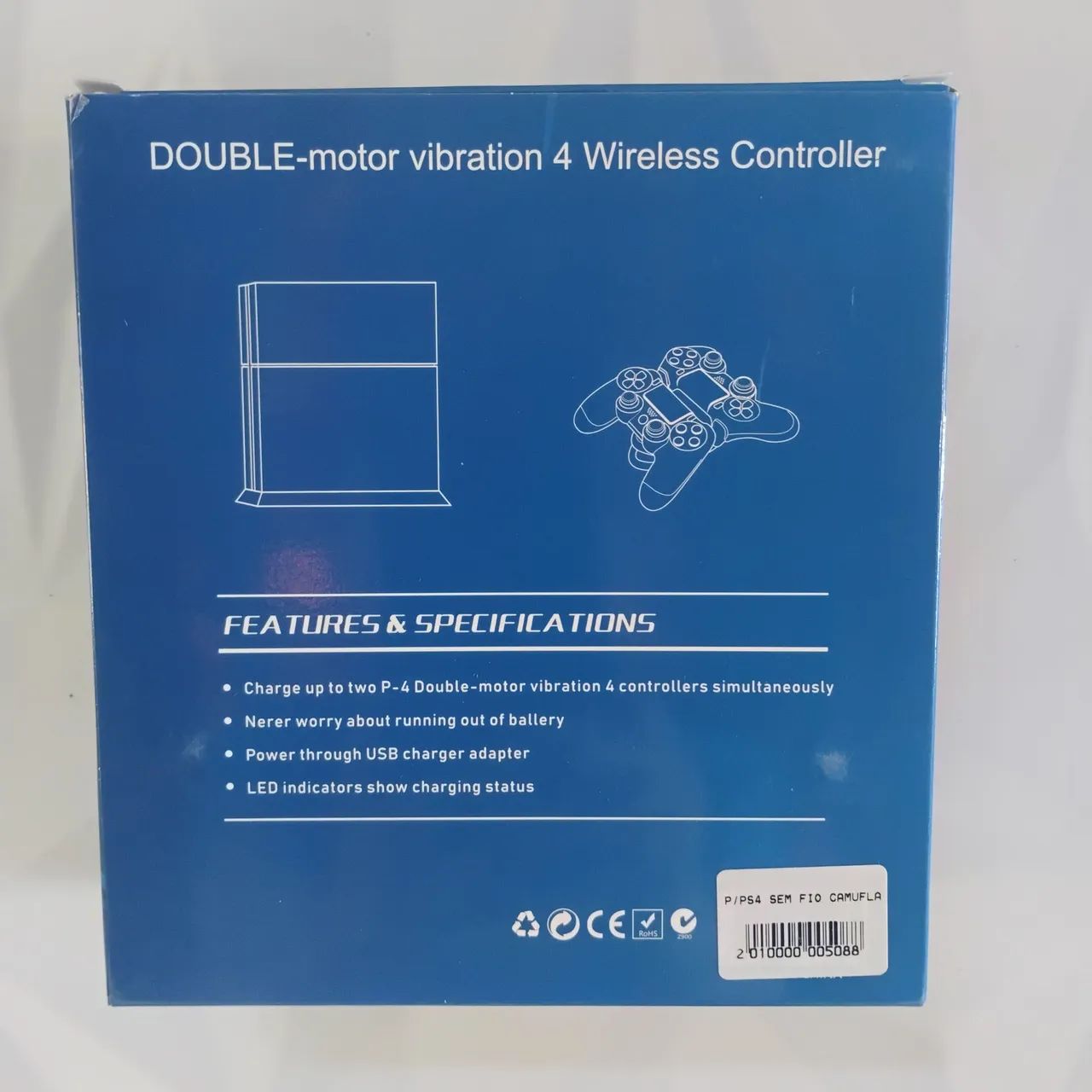 comando sem fios (Wireless Controller) compatível com PS4 e PC - Foto 2