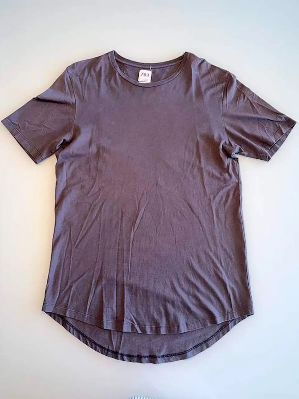 Camisa Zara cor de chumbo