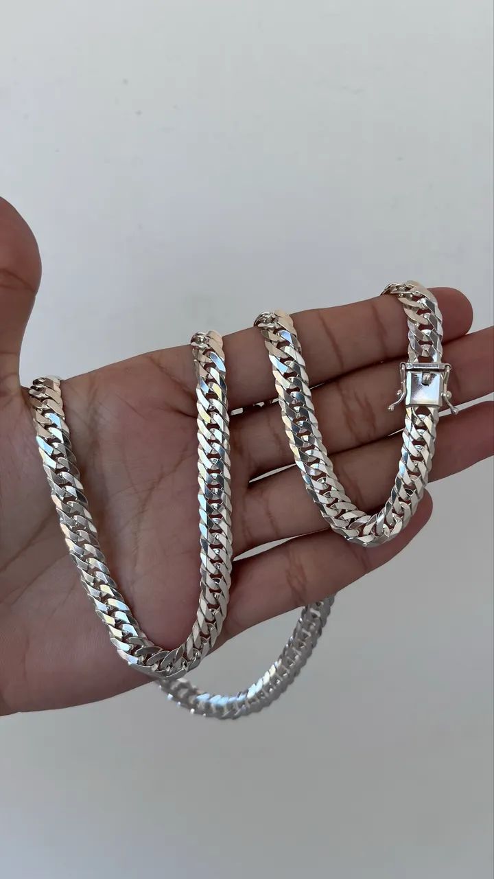 Corrente 8mm com fecho gaveta