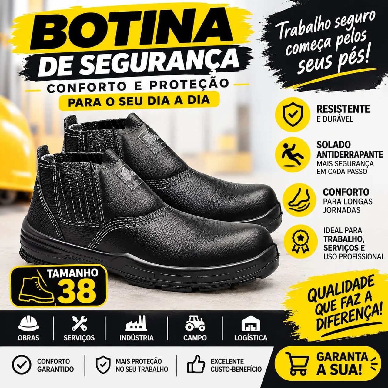 Bota de segurança 