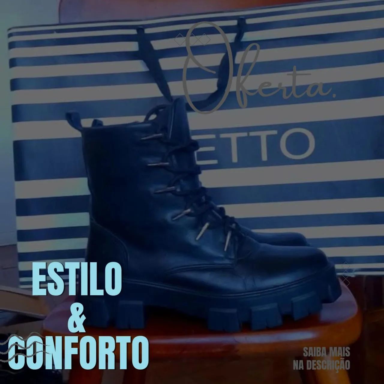 Bota estilosa - Foto 5