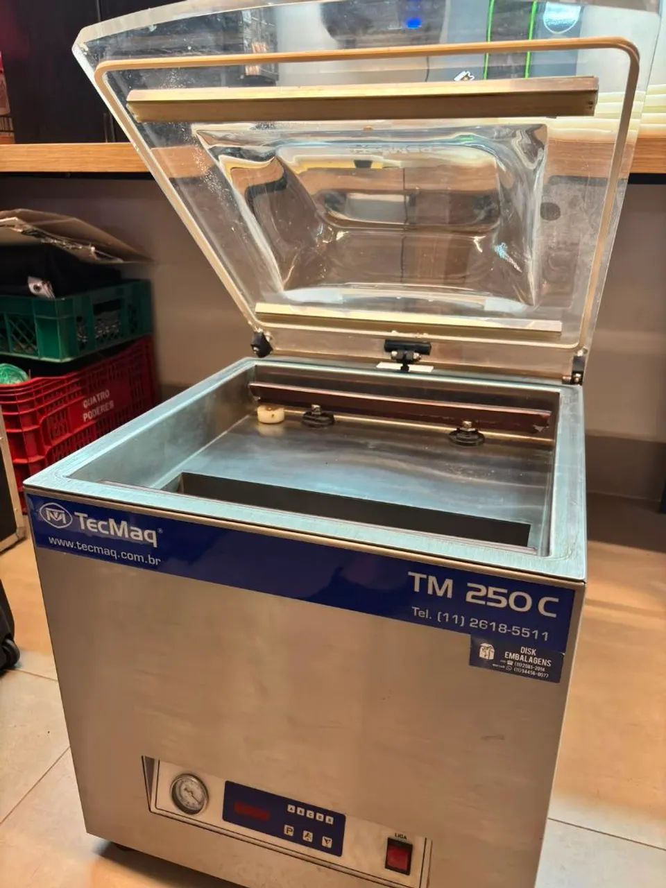 Seladora a Vácuo TecMaq TM 250 C - Suporte p/ Líquidos - Foto 4