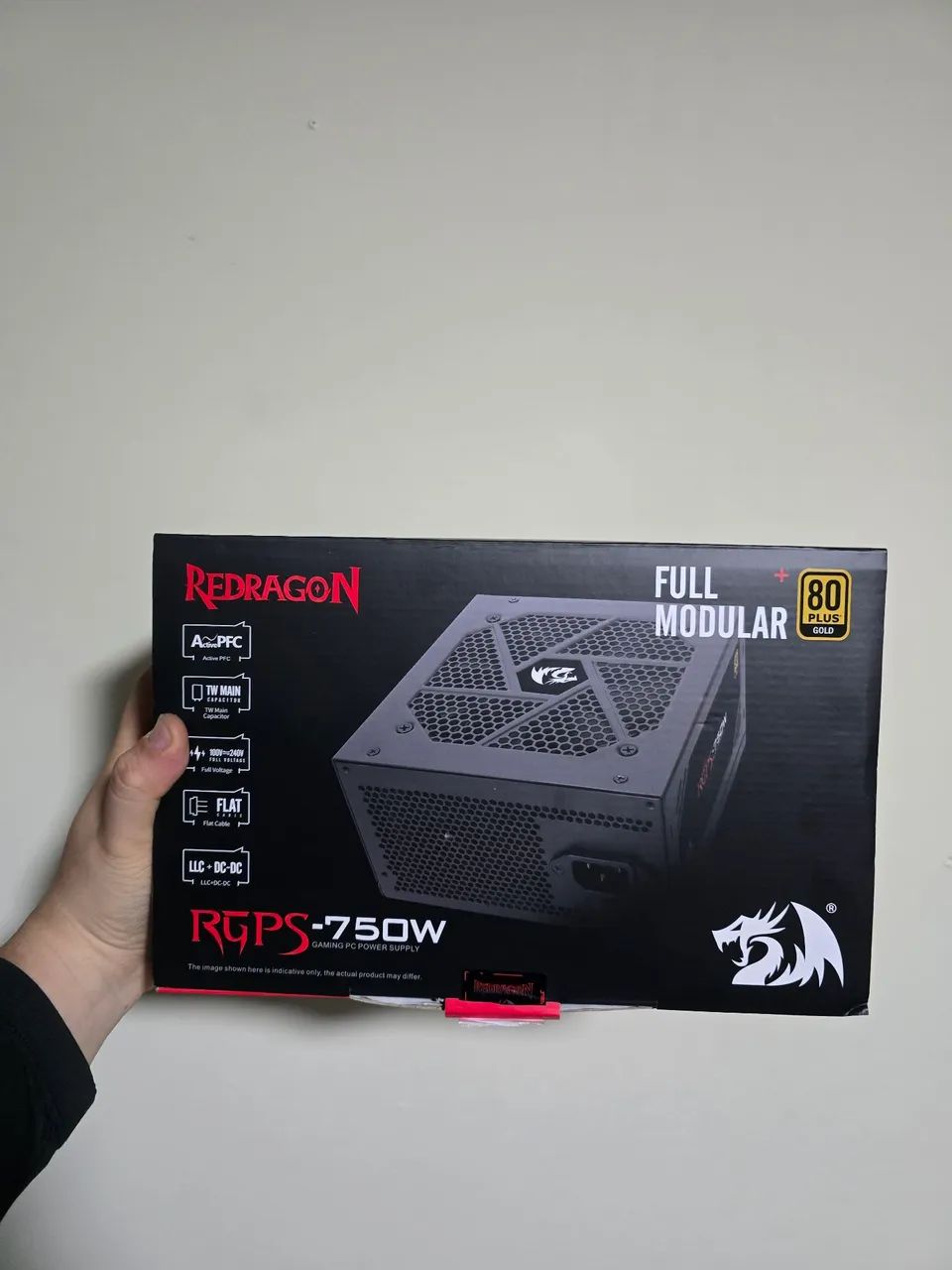 Fonte 750w FULL MODULAR 80 PLUS GOLD 