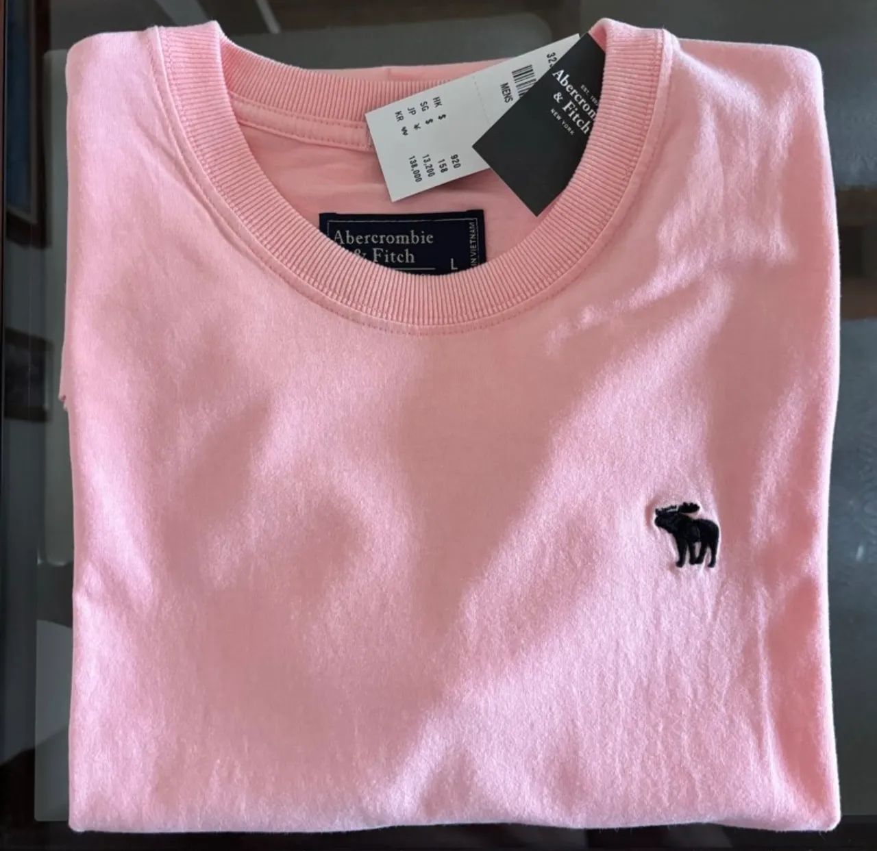 Camisa rosa Abercrombie 