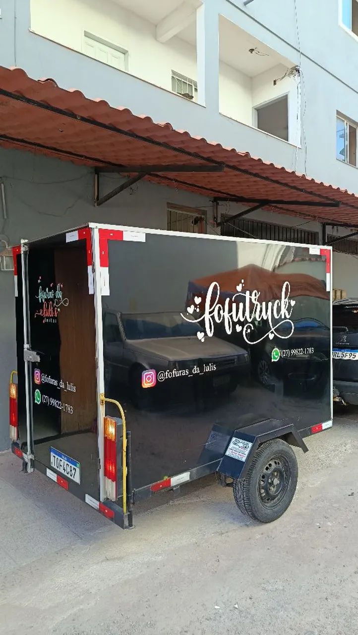 Reboque baú emplacado  - Foto 3