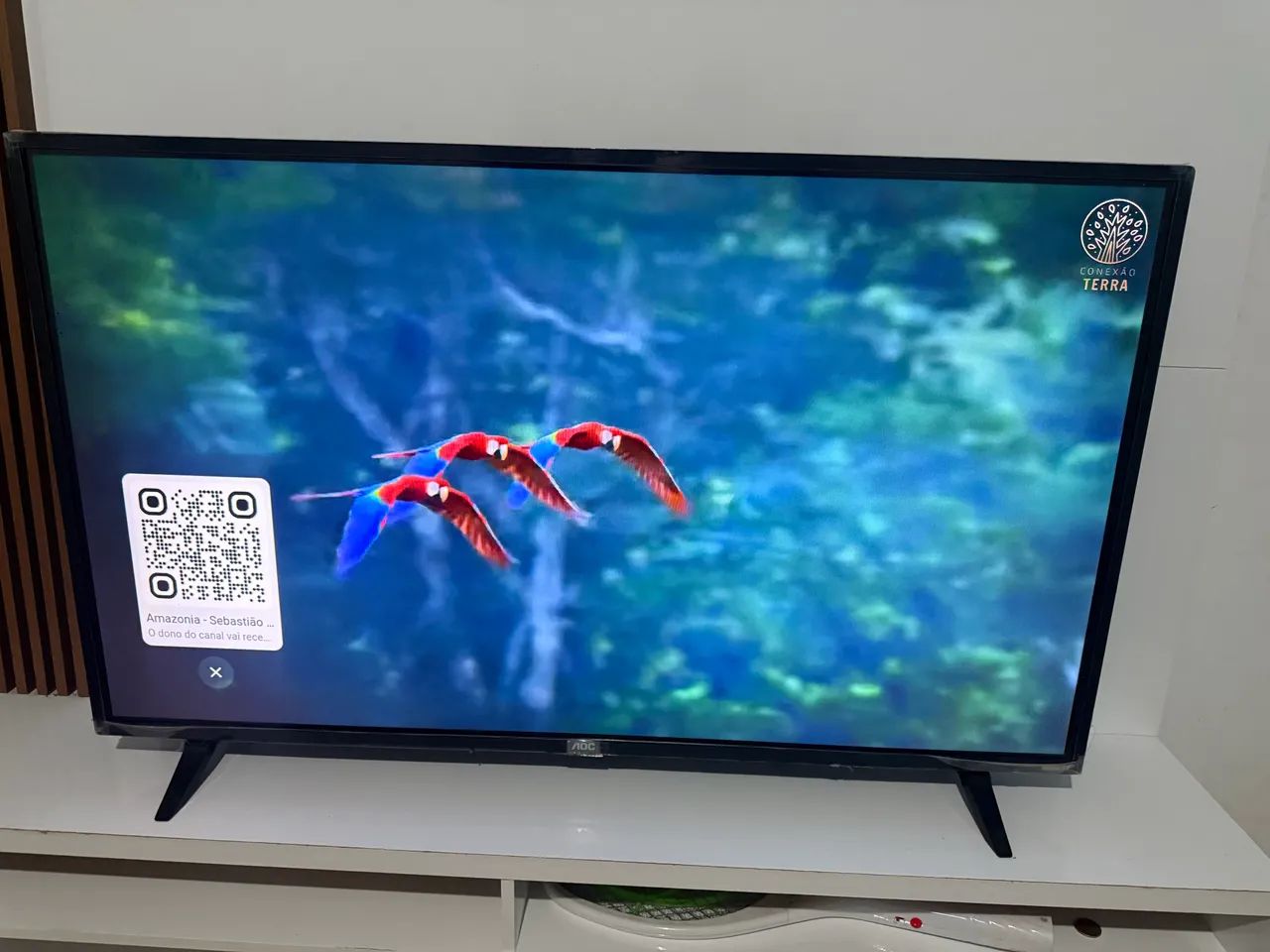 Tv led 32 polegadas rokutv aoc Smartv Wi-Fi YouTube Netflix super moderna sem detalhes  - Foto 2