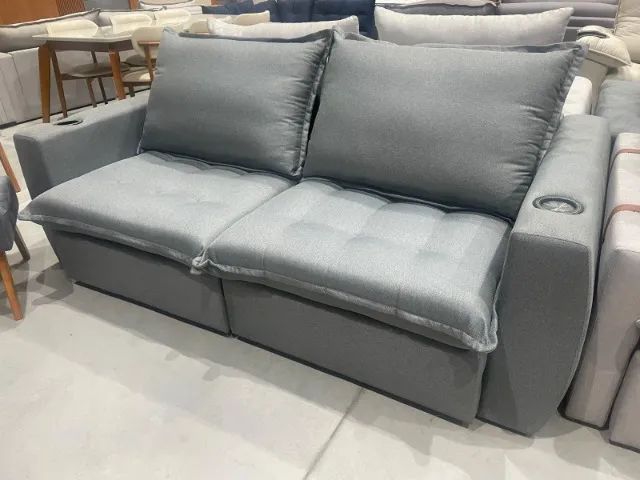 Sofá Zero Caixa Molas Ensacadas NOVO ENTREGA 