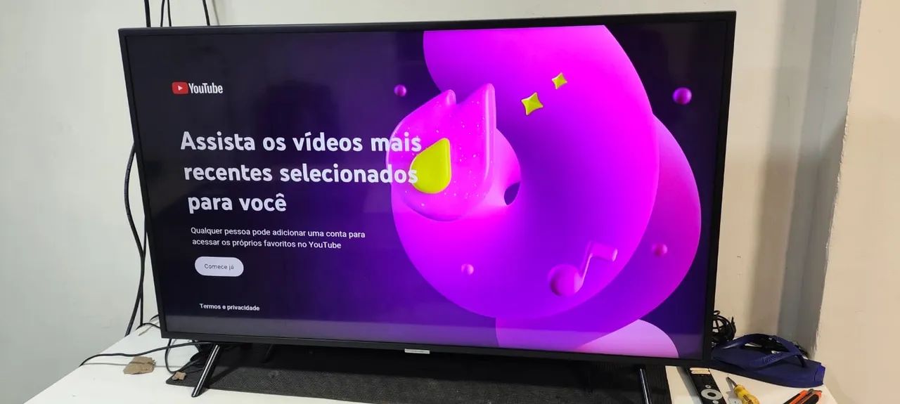Tv 43 polegadas smart sistema Tzem - Foto 5