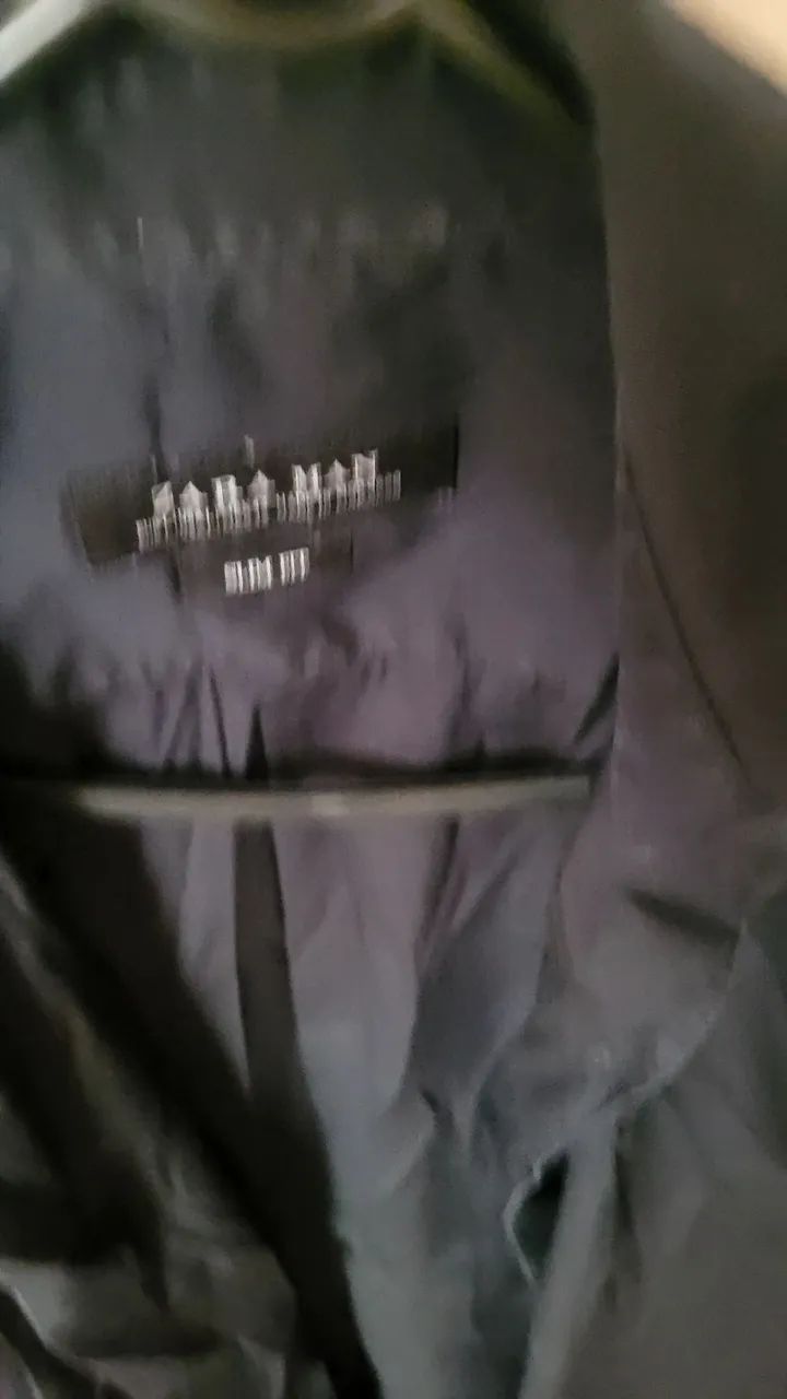 Camisa zara preta slim tam P - Foto 2