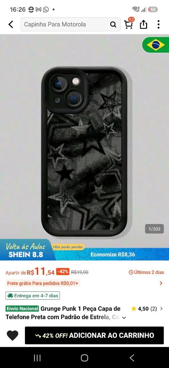 Capinha celular Oppo A5 5G - Novo - Foto 2