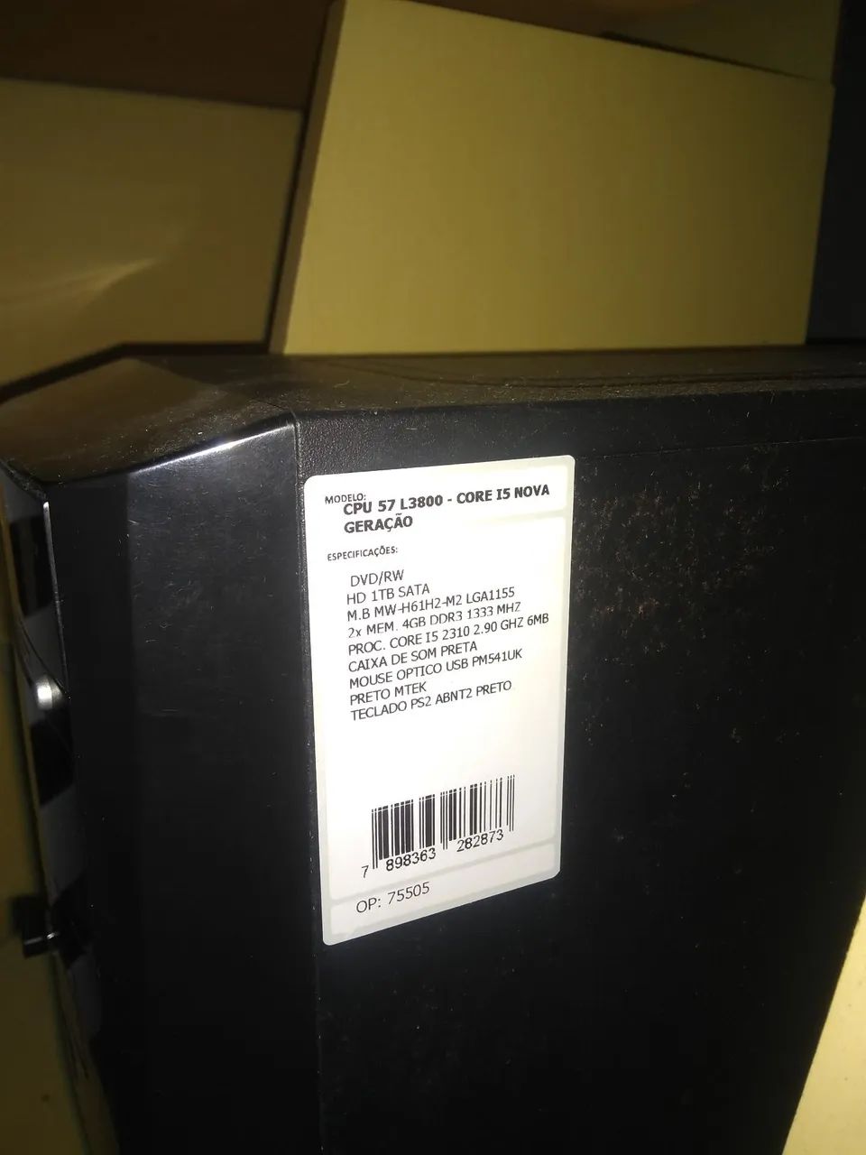 VENDE computador completo com escrivaninha  - Foto 4