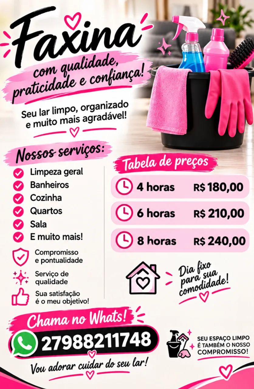 FAÇO FAXINA