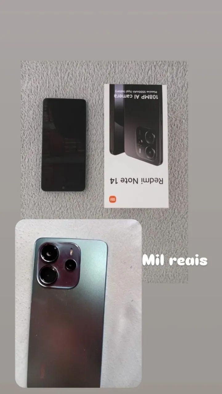 Venda do celular note 14